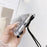 Gradient Epoxy Protective TPU Case for iPhone 15 Glitter Anti-Drop Phone Cover with Slim Lanyard - Black - 3