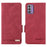 For Nokia G42 Anti-Scratch Protective Cover PU Leather Wallet Stand Phone Case Hardware Decor Shell - Rose - 1