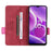 For Nokia G42 Anti-Scratch Protective Cover PU Leather Wallet Stand Phone Case Hardware Decor Shell - Rose - 2