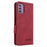 For Nokia G42 Anti-Scratch Protective Cover PU Leather Wallet Stand Phone Case Hardware Decor Shell - Rose - 7