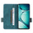 For OnePlus Ace 2 Pro 5G Cell Phone Case Shockproof Hardware Decor Stand Wallet PU Leather Cover - Blue - 2