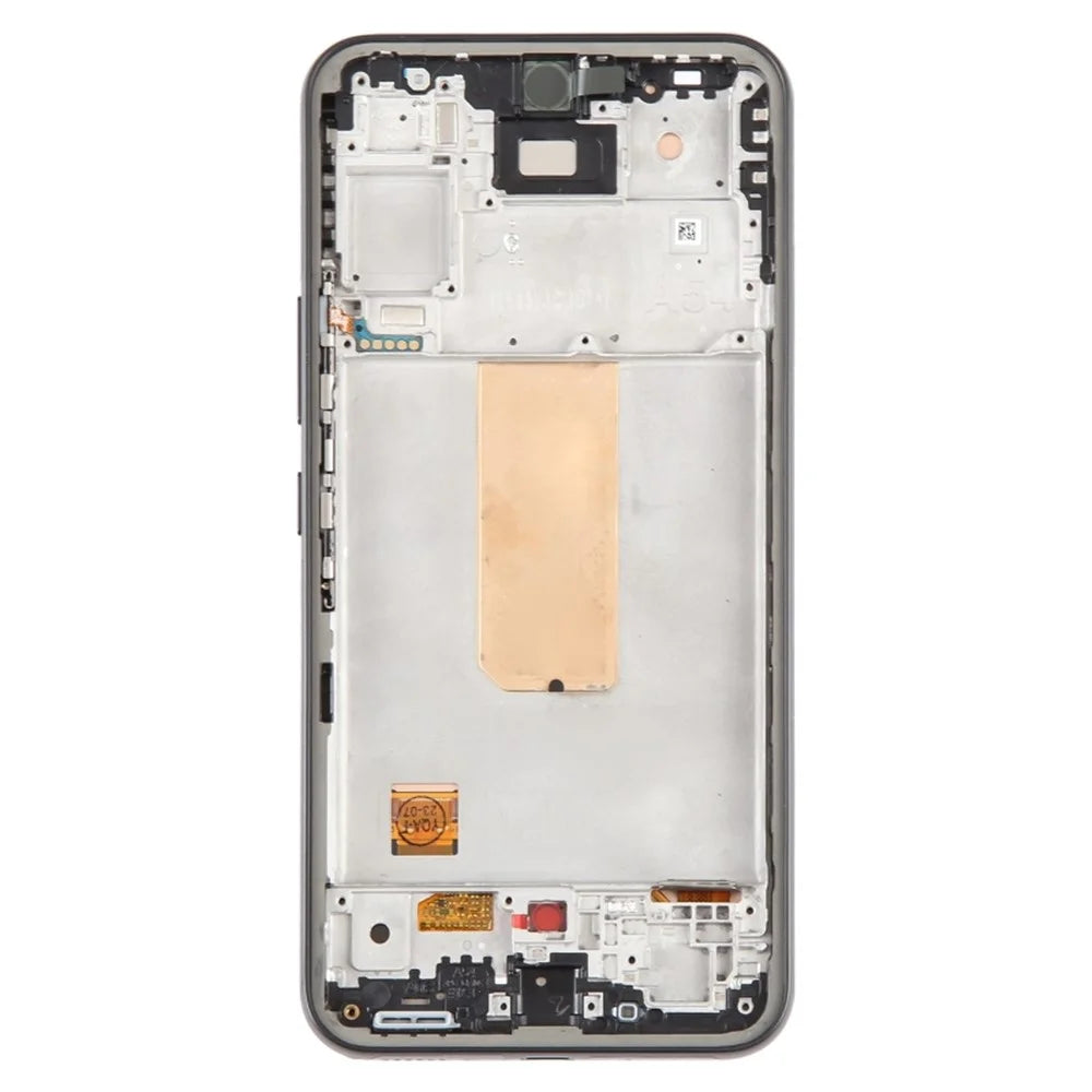 For Samsung Galaxy A54 5G A546 OEM Grade S AMOLED Screen and Digitizer Assembly + Frame Part (without Logo) - Black - 3