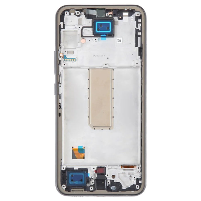 For Samsung Galaxy A34 5G A346 OEM Grade S AMOLED Screen and Digitizer Assembly + Frame Repair Part (without Logo) - Black - 3