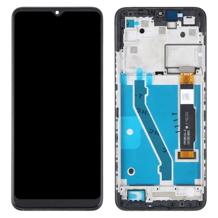 For TCL 20 XE Grade S LCD Screen and Digitizer Assembly + Frame Replacement Part (without Logo) - 1
