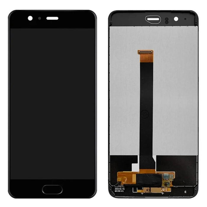 For Huawei P10 Plus Grade B LCD Screen and Digitizer Assembly + Frame Replacement Part (without Logo) - Black - 1