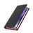 For iPhone 15 Pro Litchi Texture Genuine Cow Leather Cover Anti-drop Wallet Stand Phone Case with Strap - Black - 7