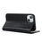 For iPhone 15 Plus Crazy Horse Texture Flip Stand Wallet Cover Genuine Cow Leather Phone Case - Black - 4