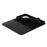 For iPhone 15 Pro Crazy Horse Texture Anti-fall Cover Genuine Cow Leather Stand Wallet Phone Case - Black - 5