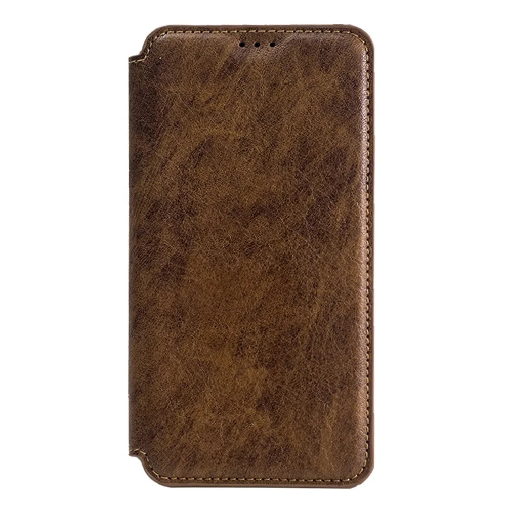 For iPhone 15 Anti-Scratch PU+TPU Matte Case Compatible with MagSafe Wallet Phone Cover - Rose Gold - 6