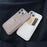 For iPhone 15 Litchi Texture PU+TPU Phone Case Protective Phone Cover with Card Holder - White - 3
