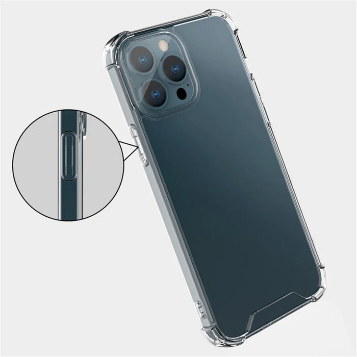 For iPhone 15 Plus Clear TPU + Acrylic Phone Cover Case Four Corners Shockproof Anti-Scratch Shell - 5