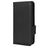 For iPhone 15 Plus Scratch Proof PU Leather Phone Case Litchi Texture Stand Wallet Phone Cover - Black - 7