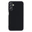 Liquid Silicone Phone Case for Samsung Galaxy F34 5G / M34 5G , Soft Lining Shockproof Phone Cover Shell - Black - 3