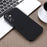 Liquid Silicone Phone Case for Samsung Galaxy F34 5G / M34 5G , Soft Lining Shockproof Phone Cover Shell - Black - 7