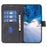 For iPhone 15 Pro Max Rhombus Imprinted PU Leather Case Stand Wallet Phone Cover - Black - 2