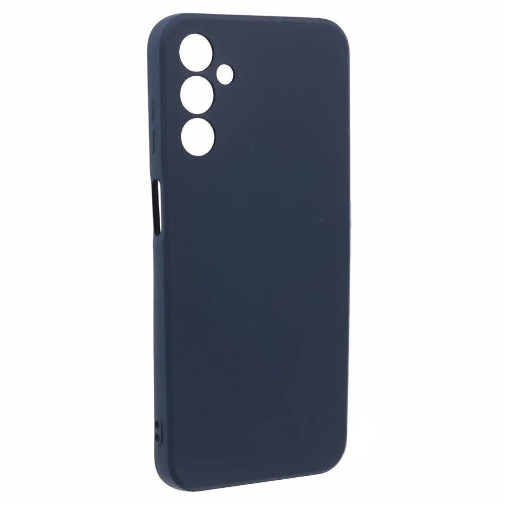 Double-Sided Matte TPU Cover for Samsung Galaxy M14 5G , Anti-scratch Cell Phone Case - Navy Blue - 3
