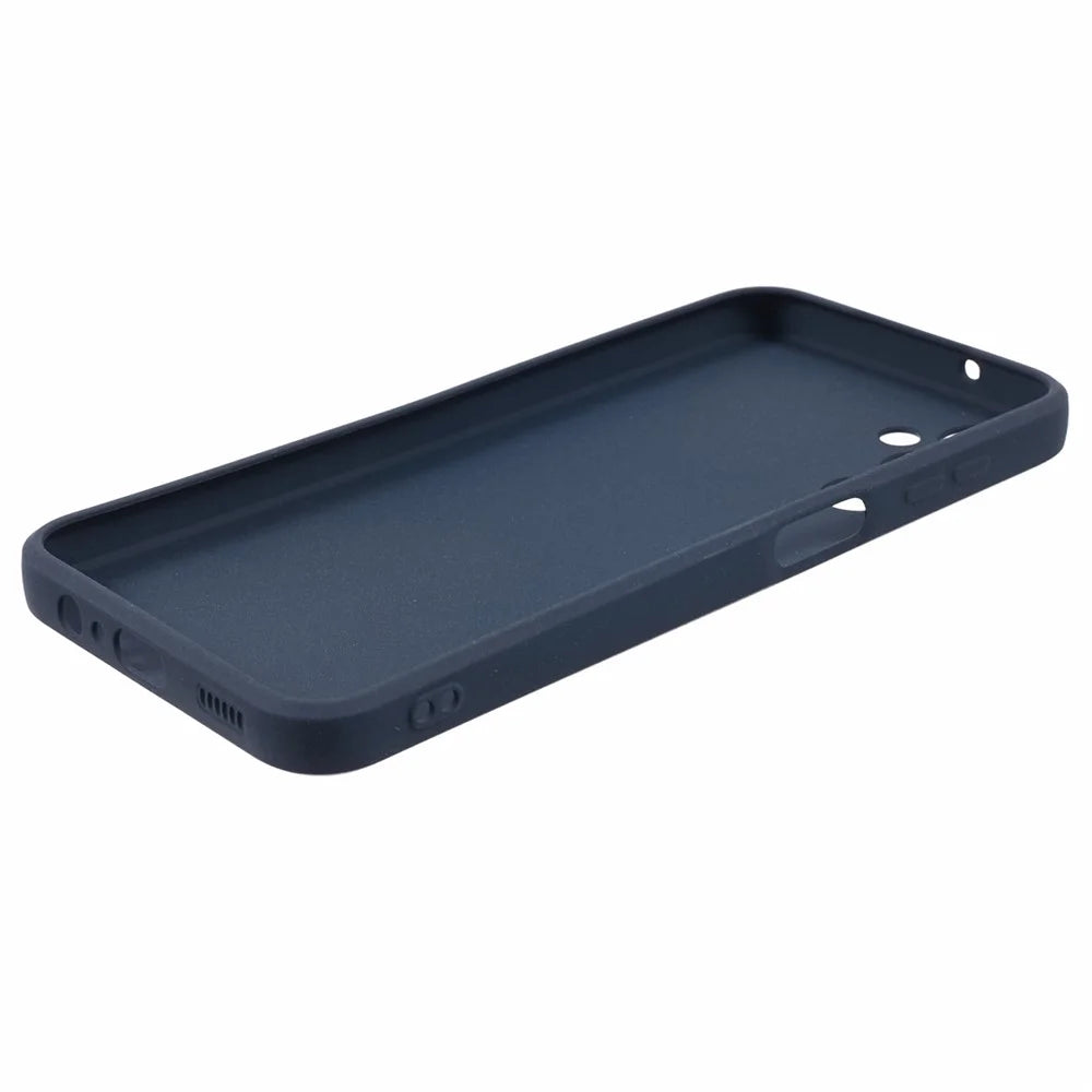 Double-Sided Matte TPU Cover for Samsung Galaxy M14 5G , Anti-scratch Cell Phone Case - Navy Blue - 5