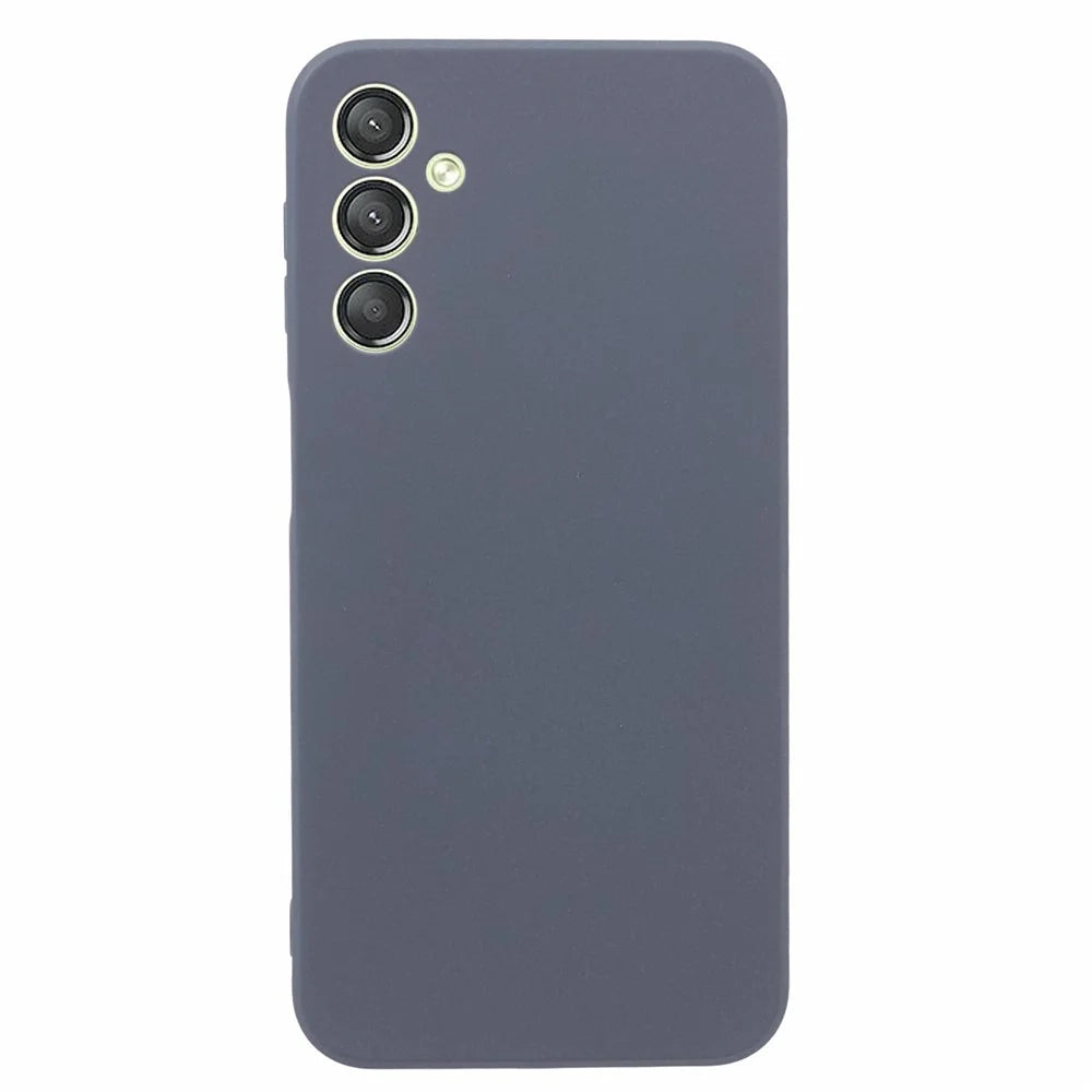 For Samsung Galaxy A24 4G (162.1 x 77.6 x 8.3mm) Double-Sided Matte Phone Case Anti-scratch TPU Cover - Grey - 1