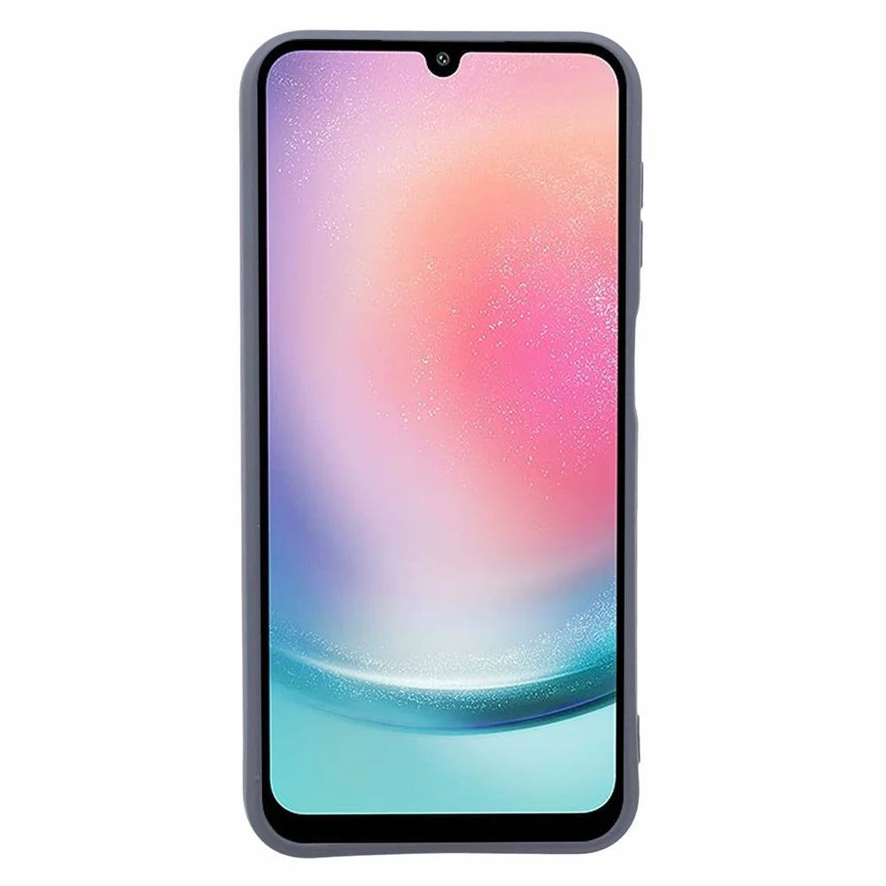 For Samsung Galaxy A24 4G (162.1 x 77.6 x 8.3mm) Double-Sided Matte Phone Case Anti-scratch TPU Cover - Grey - 2