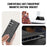 For Samsung Galaxy S23 Ultra Card Holder PU Leather + PC Phone Case Nappa Texture Stand Cover - Black - 6