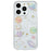 For iPhone 15 Pro Max TPU Phone Case Epoxy Design Star Planet Pattern Soft Phone Cover Shell - White - 1