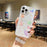 For iPhone 15 Pro Max TPU Phone Case Epoxy Design Star Planet Pattern Soft Phone Cover Shell - White - 3