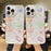 For iPhone 15 Pro Max TPU Phone Case Epoxy Design Star Planet Pattern Soft Phone Cover Shell - White - 4
