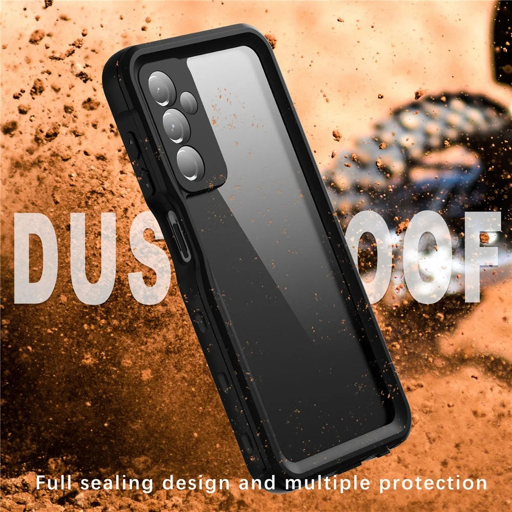 REDPEPPER For Samsung Galaxy A24 4G (162.1 x 77.6 x 8.3mm) IP68 Waterproof Phone Case Clear Back Diving Cover [Support Fingerprint Unlock] - 5