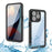 FS Series For iPhone 15 Pro IP68 Waterproof Drop-proof Phone Case Clear Back Diving Swimming Cover - 1