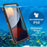 FS Series For iPhone 15 Pro IP68 Waterproof Drop-proof Phone Case Clear Back Diving Swimming Cover - 3
