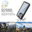 FS Series For iPhone 15 Pro IP68 Waterproof Drop-proof Phone Case Clear Back Diving Swimming Cover - 5