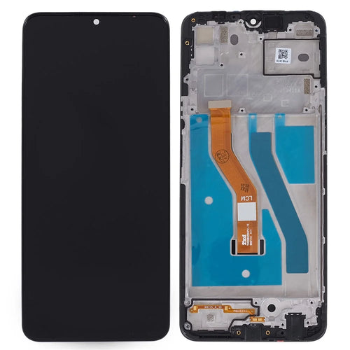 For T-Mobile REVVL V+ 5G Grade S LCD Screen and Digitizer Assembly + Frame Replacement Part (without Logo) - 1