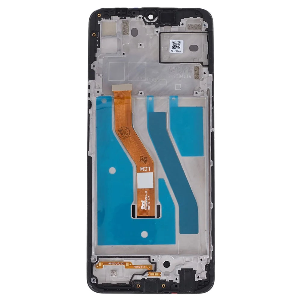 For T-Mobile REVVL V+ 5G Grade S LCD Screen and Digitizer Assembly + Frame Replacement Part (without Logo) - 3