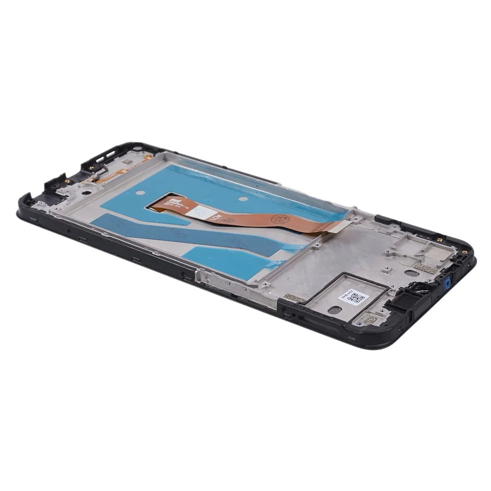 For T-Mobile REVVL V+ 5G Grade S LCD Screen and Digitizer Assembly + Frame Replacement Part (without Logo) - 4
