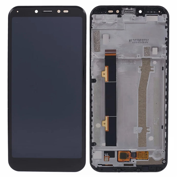 For TCL L10 Grade B LCD Screen and Digitizer Assembly + Frame Replacement Part (without Logo) - 1