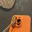 For iPhone 12 Pro TPU Phone Case Compatible with MagSafe Soft Phone Back Cover with Lens Protection - Orange - 5