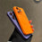 For iPhone 12 Pro TPU Phone Case Compatible with MagSafe Soft Phone Back Cover with Lens Protection - Orange - 7
