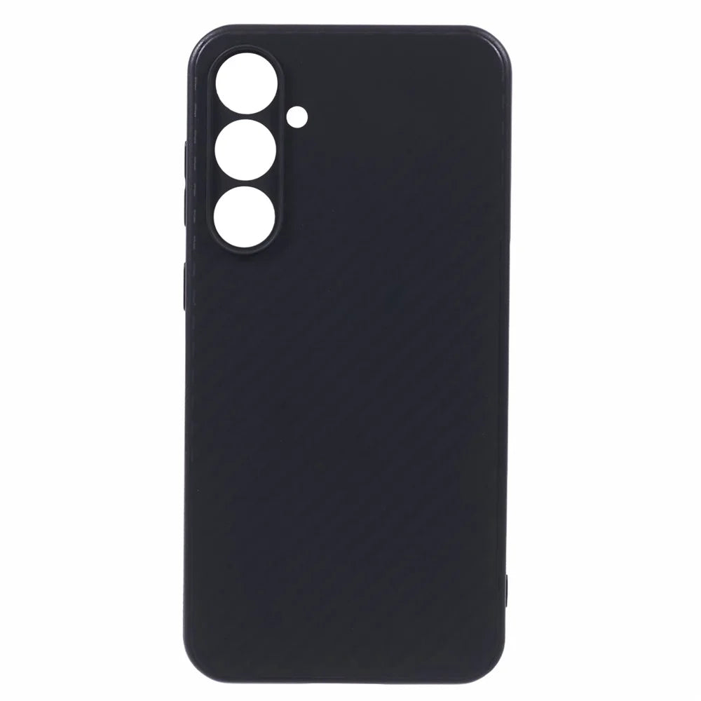 Carbon Fiber TPU Protective Case for Samsung Galaxy S23 FE , Anti-Scratch Phone Cover - 1