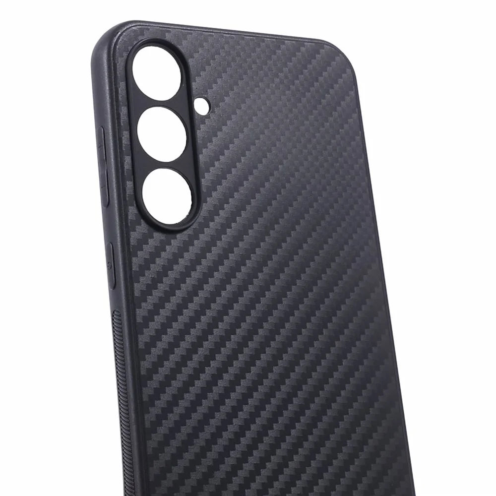 Carbon Fiber TPU Protective Case for Samsung Galaxy S23 FE , Anti-Scratch Phone Cover - 7