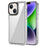 For iPhone 15 Soft TPU + Hard PC Clear Anti-scratch Phone Case Mobile Phone Cover - Transparent - 1