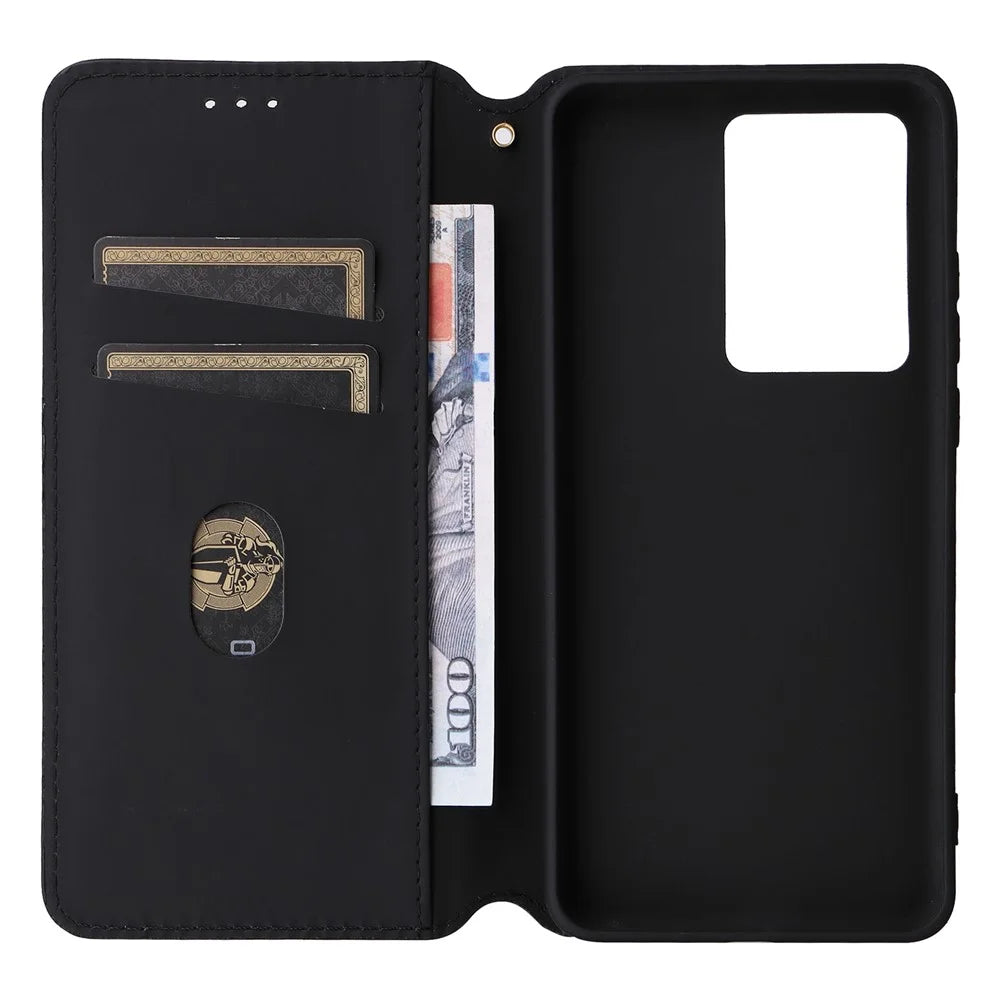 For Oppo K11 5G / OnePlus Nord CE3 5G Imprinted Rhombus Wallet Phone Case Dustproof PU Leather Stand Cover - Silver - 2