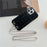 2 Card Slots Anti-Drop Phone Case for iPhone 15 Pro Max Crocodile Textured PU+PC Phone Cover with Strap - Black - 2