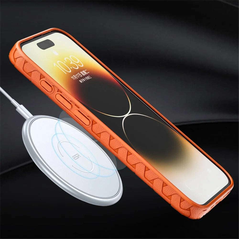 For iPhone 15 Pro Slim-Fit Shell Flexible TPU Back Case Mobile Phone Cover with Textured Surface - Dark Purple - 5