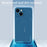 PINWUYO For iPhone 15 Precise Cutouts Anti-Scratch Phone Case Flexible TPU Cover - Dark Blue - 7