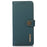 KHAZNEH Wallet Case for OnePlus Ace 2 Pro 5G RFID Blocking Genuine Cow Leather Foldable Stand Phone Cover - Green - 6