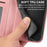 For iPhone 15 Plus PU Leather Phone Case Anti-scratch Imprinted Rhombus Pattern Wallet Stand Cover - Rose Gold - 6