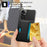 Back Case for Samsung Galaxy S23 FE , ZM02 Four Corners Anti-drop PU Leather Coated TPU Card Holder Phone Shell - 4