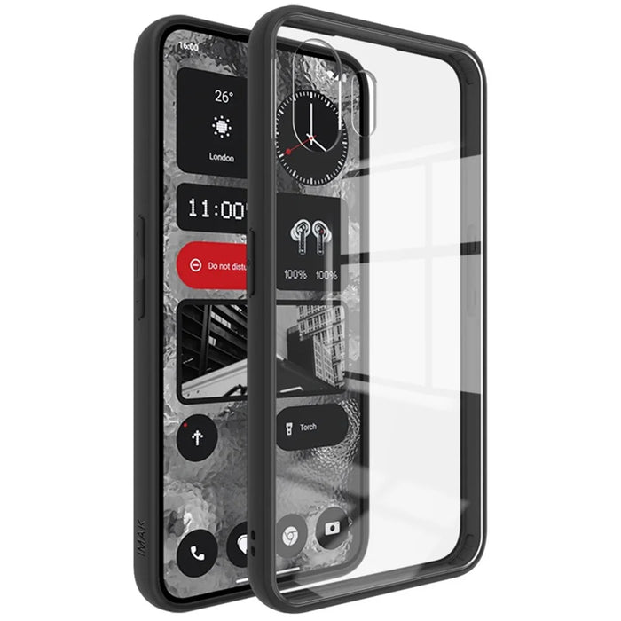 IMAK UX-9A Series for Nothing Phone (2) Shockproof Phone Case PC Back TPU Frame Clear Phone Cover - 1