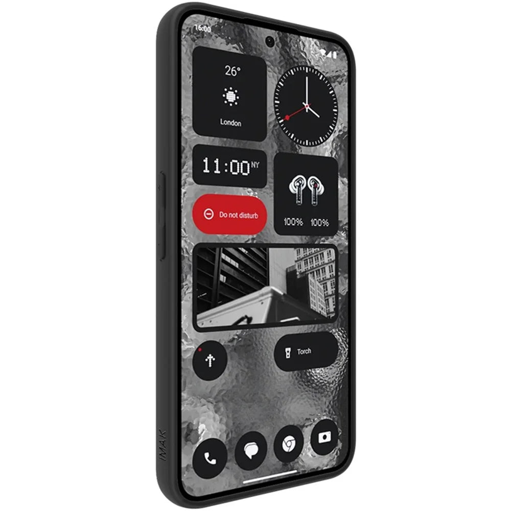 IMAK UX-9A Series for Nothing Phone (2) Shockproof Phone Case PC Back TPU Frame Clear Phone Cover - 7