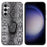 For Samsung Galaxy S23 FE PU Leather+TPU+PC Phone Cover Kickstand Cell Phone Back Case - Snake Texture - 1